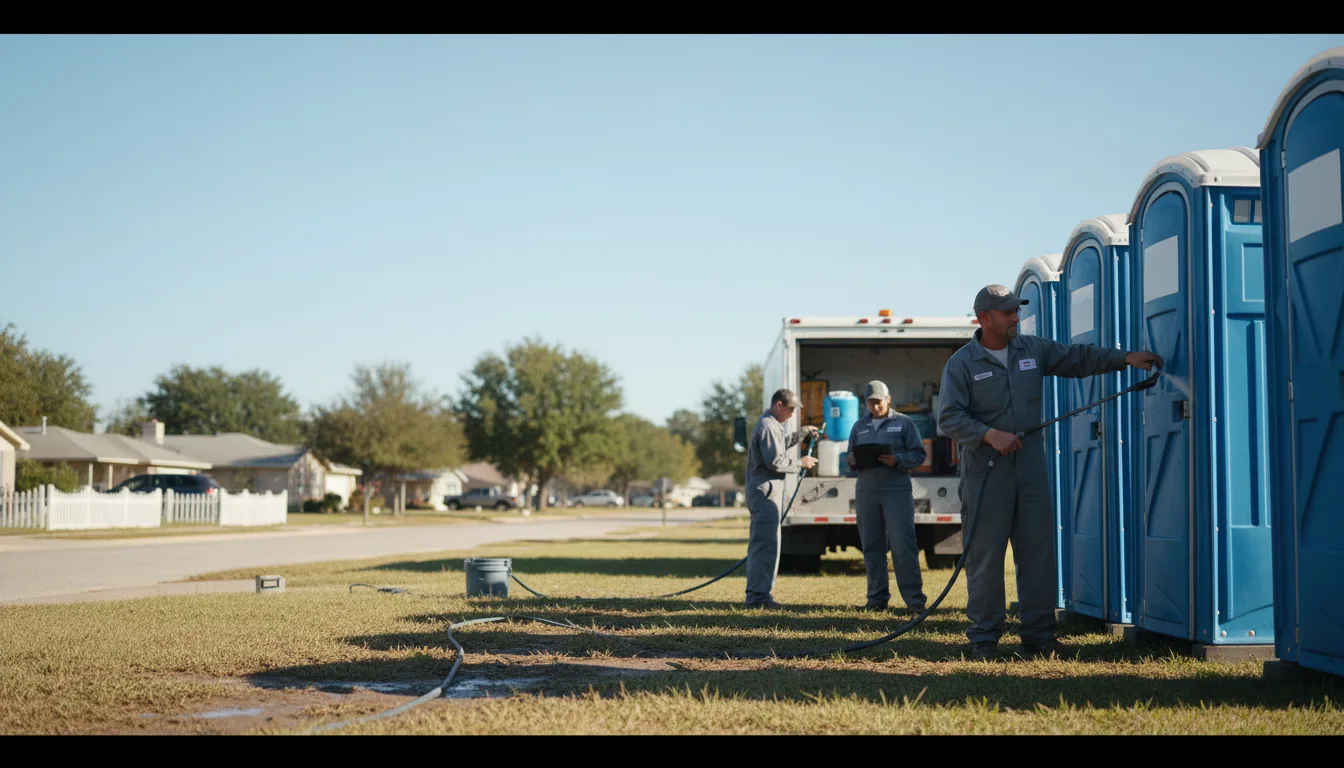 Long-Term Portable Toilet Rental in Sumner, TX near me